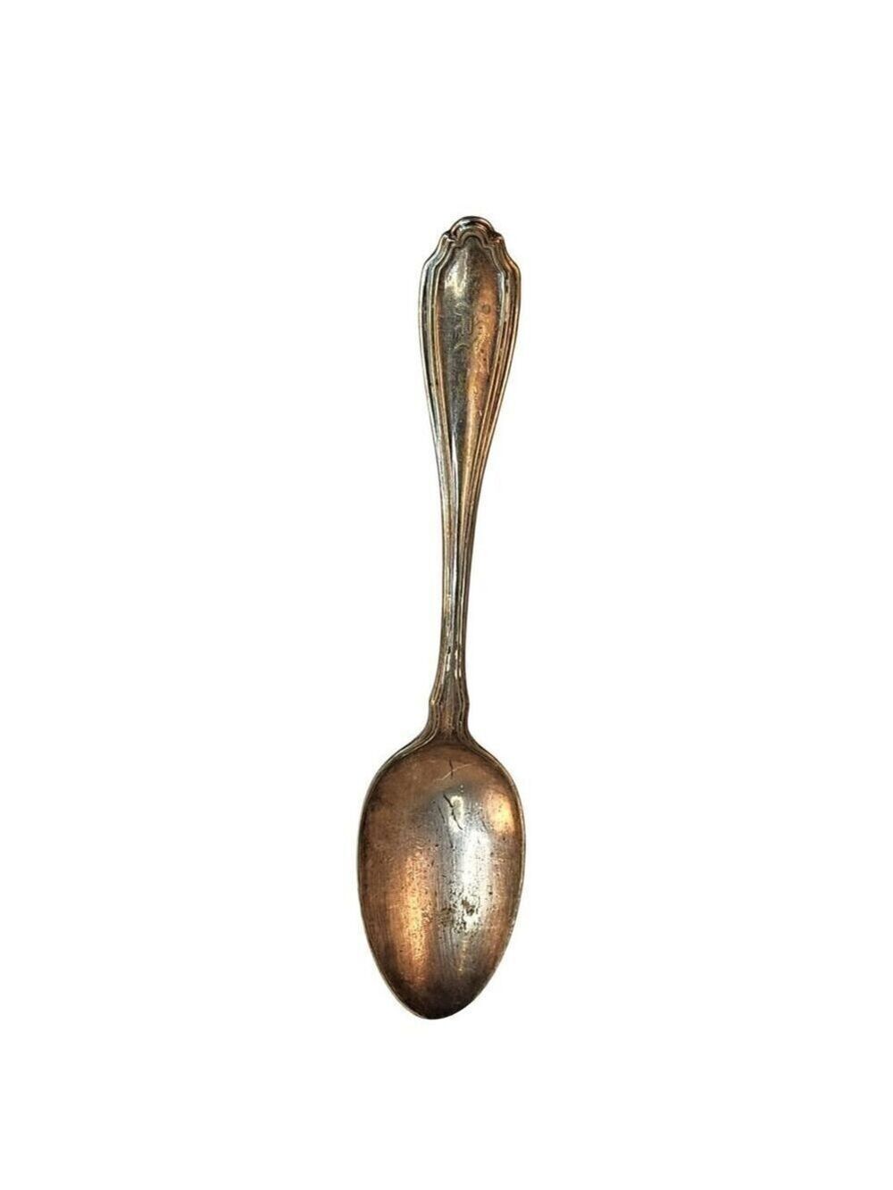 1835 R Wallace Silverplate Serving Spoon 8.5 Inch